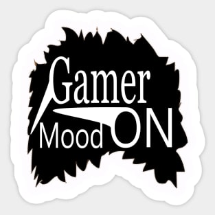 Gamer Mood On Sticker